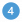 Badge 4 with solid fill