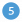 Badge 5 with solid fill