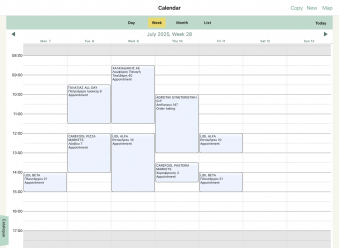 A screenshot of a calendar AI-generated content may be incorrect.